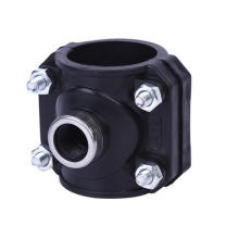high quality  Hose Fittings HDPE Saddle Tees for Irrigation Pipe
